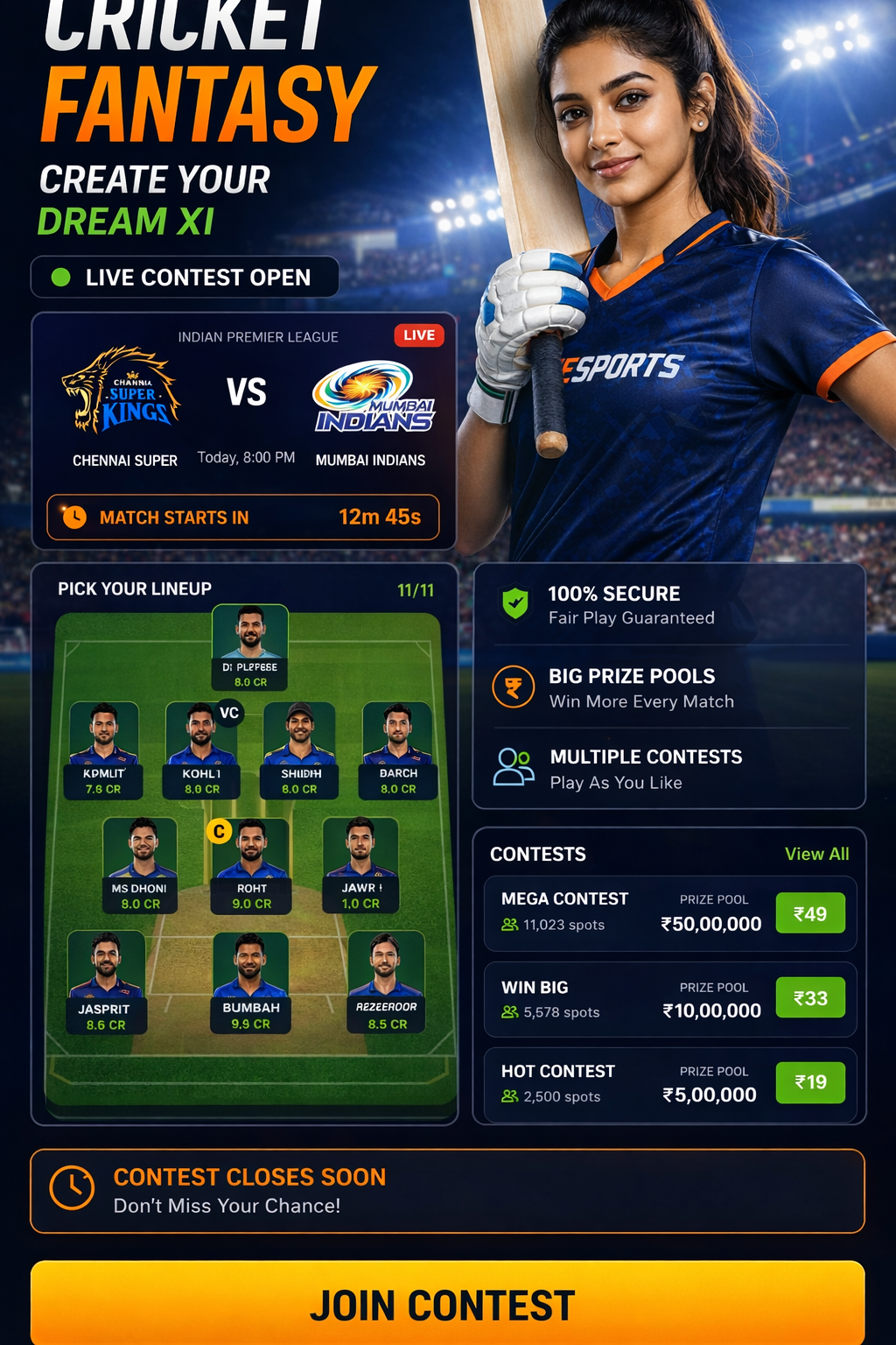 COME TO WIN 11 football fantasy visual